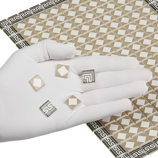 The 150 pcs, Dollhouse Flooring, 1:12 Scale Doll House Tiles, Miniature Dollhouse Accessories, REDUCIO! (Victorian Green)