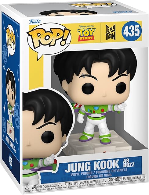 The Funko Pop! Rocks: Toy Story x BTS Tiny TAN - Jungkook as Buzz - Collectable Vinyl Figure - Gift Idea - Official Merchandise - Toys for Kids & Adults - Music Fans