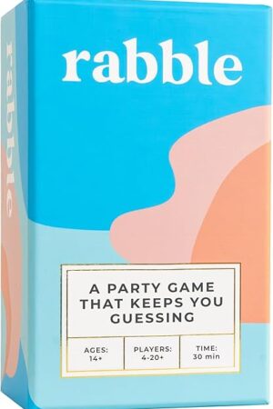 The Rabble - A Party Game That Keeps You Guessing | 4-20+ Players, Party Games for Adults, Teens, Family, Friends, Large Group, Game Night, Bachelorette Party, Adult Party Games