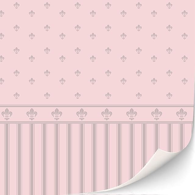 The Lilibet 3 Sheets Self-Adhesive Wallpaper for Dollhouses - 1:12 Scale Classic & Victorian Wallpaper