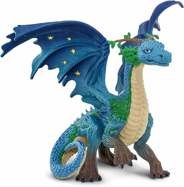 The Safari Ltd. Earth Dragon Figurine - Detailed 6" Plastic Model Figure - Fun Fantasy Play Toy for Boys, Girls & Kids Ages 4+