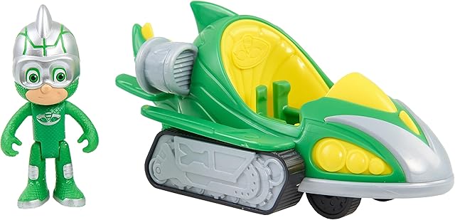 The PJ Masks Turbo Blast Vehicles, Gekko-Mobile & Gekko Figure, Kids Toys for Ages 3 Up by Just Play