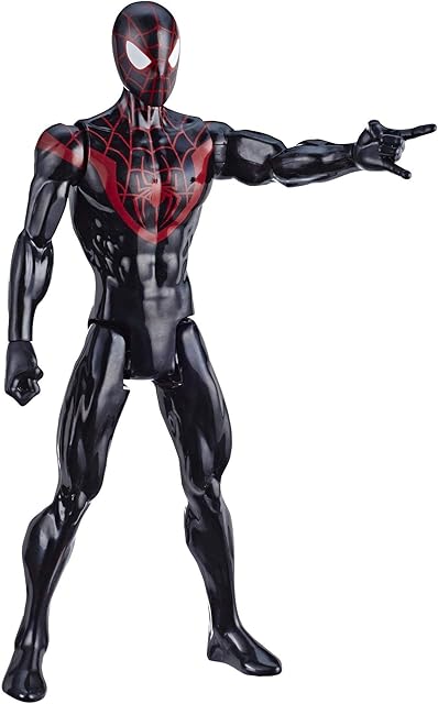 The Spider-Man Marvel Titan Hero Series Mile Morales 12"-Scale Super Hero Action Figure Toy Great Kids for Ages 4 & Up