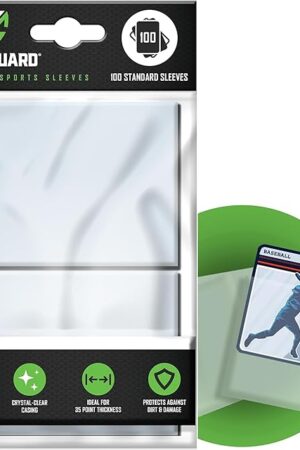 The Premium Clear Card Sleeves, 100ct – Standard Size Penny Sleeves for Pokémon, Sports Cards, Baseball, Football, and Collectible Trading Cards – Acid-Free, PVC-Free, Durable Protection