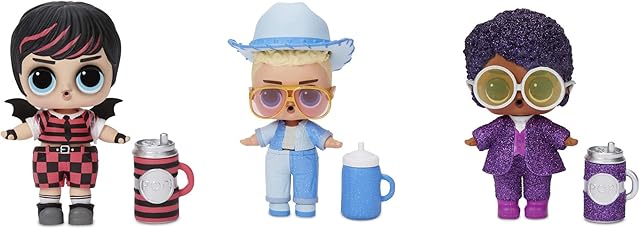 The L.O.L. Surprise! Boys Character Doll Series 3 with 7 Surprises Including Random Exclusive LOL Boys Doll (Anatomically Correct), Bottle, Accessory, Secret Message, Stickers, Shoes | Ages 4+