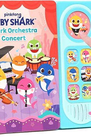 The Pinkfong Baby Shark Family Orchestra Concert Sound Book l Baby Shark Toys | Learning & Education Toys | Interactive Books for Infant & Toddlers & in 1-3 | Gifts for Boys & Girls
