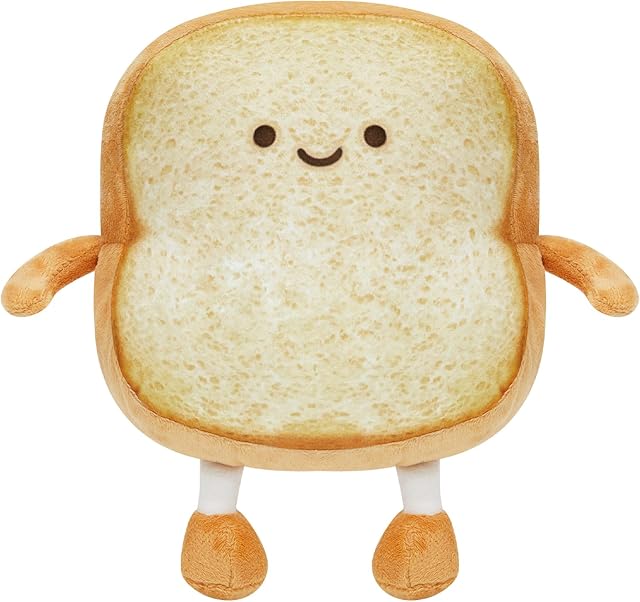 The Toast Bread Plush Pillow Toy Bread Doll Funny Cute Food Plushies Stuffed Animal Soft Birthday Party Xmas Gifts 12in