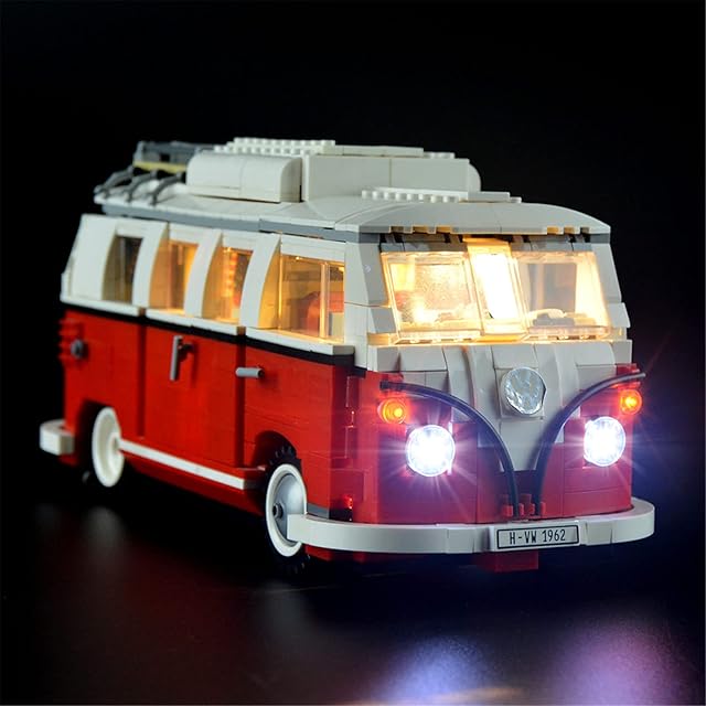 The LIGHTAILING Led Lighting Kit for Lego- 10220 T1 Camper-Van Building Blocks Model - LED Light Set Compatible with Lego Model(Not Include Lego Model)