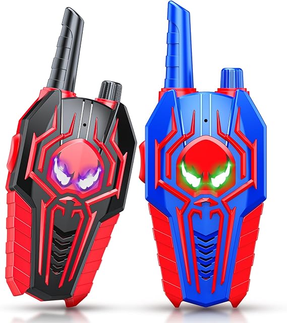 The Cool Walkie Talkies for Boys Kids: Gifts Toys for 3 4 5 6 7 8 Year Old Boys Ages 5-7 Kids Walkie Talkies 2 Pack Outdoor Hiking Camping 2 Way Radio Toy Age 3-8 Year Old Boy Girl Birthday Gifts