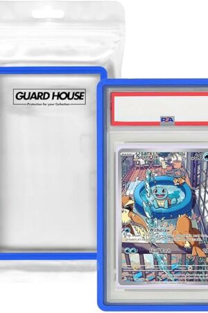 The PSA Slab Protector | Silicone Bumper Guard for Standard PSA Graded Cards | Protect & Show Off Your Collection | Secure Form-Fit Design for Easy Application (Blue)