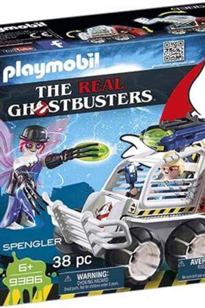 The PLAYMOBIL® Spengler with Cage Car Building Set, Multi