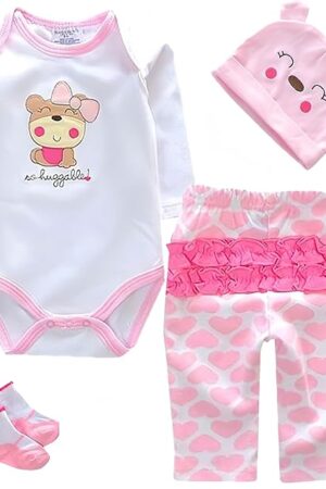 The Reborn Baby Dolls Clothes for 17-23 Inch Newborn Baby Doll Girl, Baby Doll Clothes Outfit Accessories fit 17-23 Inch Baby Doll Girl