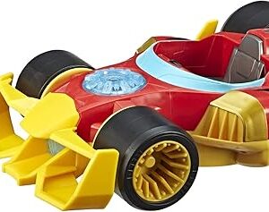 The Playskool Heroes Marvel Super Hero Adventures Iron Man Speedster, 5-Inch Figure and Vehicle Set, Collectible Toys for Kids Ages 3 and Up