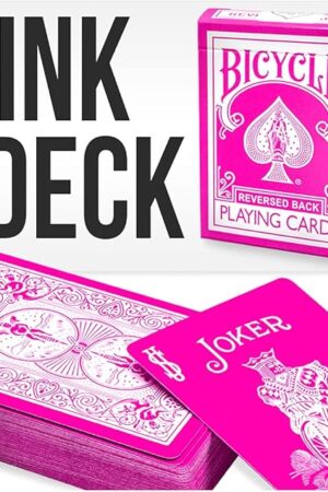 The Pink Bicycle Playing Cards Deck by Magic Makers