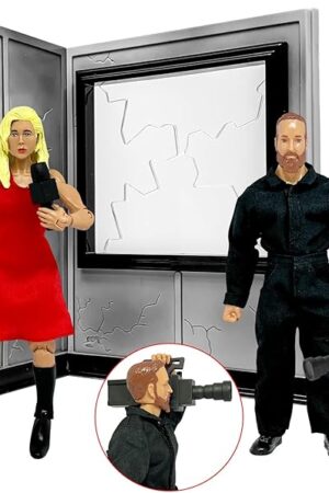 The Backstage Interview Accessory Set for Wrestling Action Figures