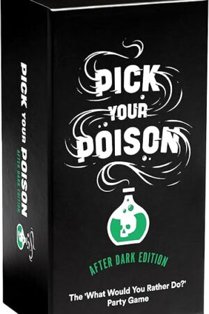 The Pick Your Poison After Dark Party Game - The “What Would You Rather Do?? Adult Card Game for College Students, Fun Parties and Board Games Night with Your Friends