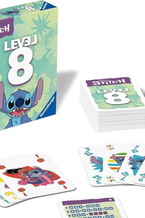 The Ravensburger Disney® Stitch Level 8® - Popular Family Card Game for 2-6 Players and Disney Fans Aged 8 and Over