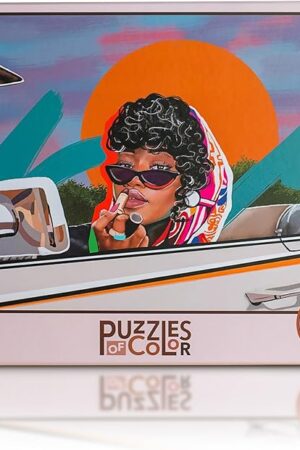 The Puzzles of Color Old Classic by Domonique Brown – 500-Piece Puzzles for Adults, Colorful Artwork Jigsaw Puzzle & Relaxing Brain Game for Family Game Night Fun & Gift Giving with Friends (16"x20")