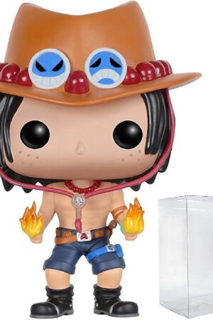 The POP One Piece - Portgas D. Ace Funko Pop! Vinyl Figure (Bundled with Compatible Pop Box Protector Case) Multicolor 3.75 inches