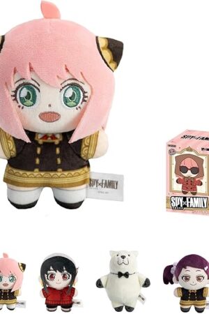 The POP MART SPY × FAMILY Character Series Plush Blind Box Figures, Anime Random Design Action Figures Collectible Toys Home Decorations, Gift choice, Holiday Birthday Gifts for Girls and Boys, Single Box