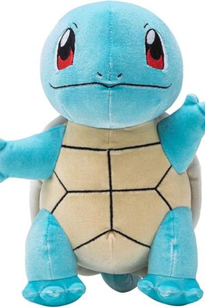The Pokemon Squirtle Select Velvet Plush - 8-Inch Squirtle Plush with Unique Velvet Fabric and Authentic Details