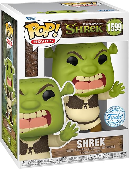 The Funko Pop! Movies: Shrek Scary Vinyl Figure #1599 (Hot Topic Exclusive), 81959