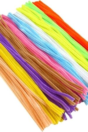 The Pipe Cleaners for Craft 500pcs DIY Kid Creative Plush Chenille Sticks Stem Pipe Cleaner Hand Craft Accessories Child Toys School Art Class Part Chenille Stems(Lt Colorful)