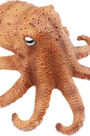 The Realistic Large Soft Rubber Octopus Toy for Kids Educational Ocean Animal Model Learning Marine Life Figurine Play Figures Party Decor