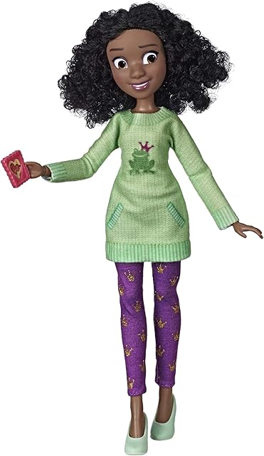The Disney Princess Comfy Squad Tiana, Ralph Breaks The Internet Movie Doll with Comfy Clothes and Accessories