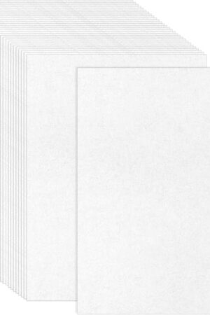 The Prudiut 30 Pieces Shrink Plastic Sheets, Shrink Paper Shrink Art Paper for Crafts DIY Keychain Making(7.9 X 5.7 inch)