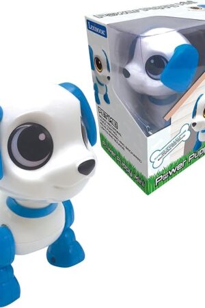 The Power Puppy - Mini - My Little Robot Dog - Robot Dog with Sounds, Music, Light Effects, Voice Repeat and Sound Reaction, Toy for Boys and Girls - ROB02DOG