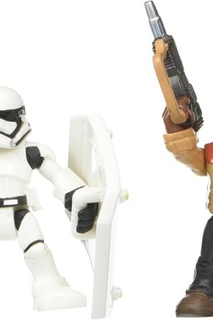 The Playskool Heroes Galactic Heroes Star Wars Resistance Finn (Jakku) & First Order Stormtrooper
