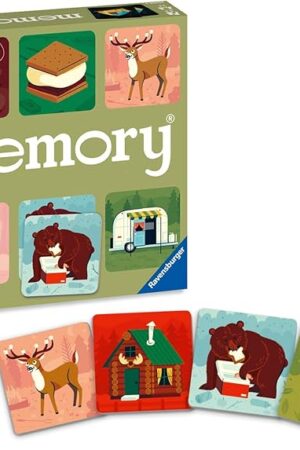 The Ravensburger Great Outdoors Memory Game | Fun & Fast Camping Matching Game | Ideal for Boys & Girls, Ages 3 & Up | Builds Focus, Memory & Matching Skills - 20359