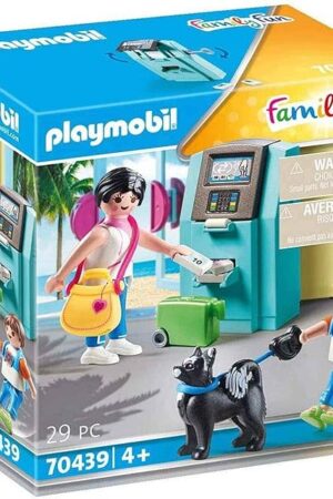 The Playmobil Tourists with ATM
