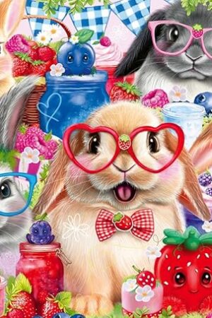 The Ravensburger Bunnies and Berries - 35 Piece Jigsaw Puzzle for Kids | Delightful Springtime Fun | Promotes Creativity and Concentration | FSC-Certified