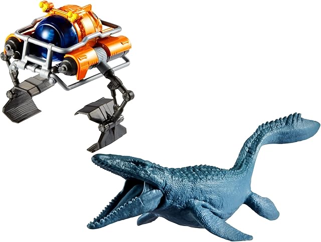 The Matchbox Jurassic World, Dino Transporters, Toy Vehicle for Kids Ages 3 and Up Includes Mini Dinosaur to Carry