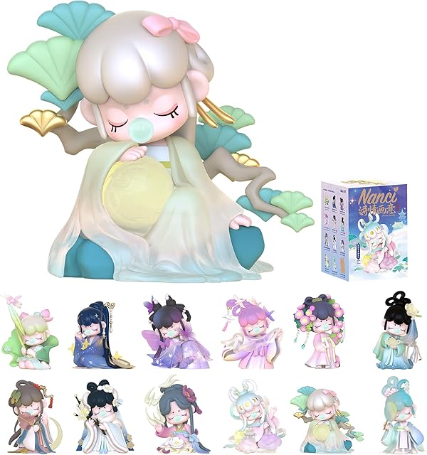 The ROBOTIME Nanci Blind Box 1PC Surprise Action Figure Collectible Kawaii Figures Random Art Toys Hot Cute Figure Dolls Creative Gifts (Poetic Charm)