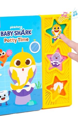 The Pinkfong Baby Shark Potty Time Sound Book: Interactive Potty Training StorybookㅣBaby Learning Toys l Interactive Electronic Educational Learning for Preschoolers and Toddlers 1-3