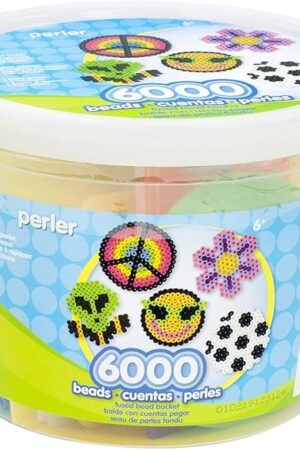 The Perler Multi Mix Assorted Fuse Bead Bucket, 6000 pcs