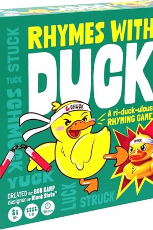 The Rhymes with Duck Board Game – Fun Wordplay Game for Families and Parties