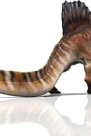 The RECUR 18" Spinosarus Prehistoric Dinosaur Models - Realistic Dino Figurine Dino Play Toy for Display with Movable Jaw Deluxe