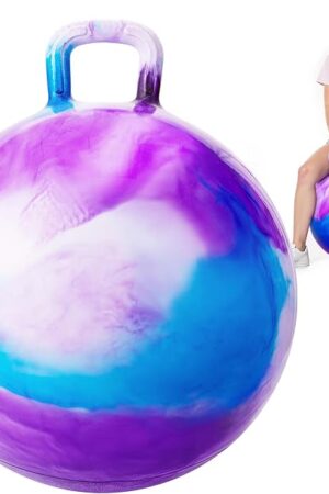 The PlayZap Hopper Balls for Adults 16+, 28 Inches Bouncy Ball with Handle, 28" Inflatable Bouncing Hopper, 74cm Bouncing Toys, Big Hopping Toys for Boys Girls Gifts