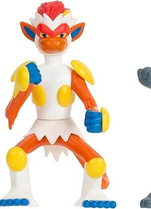 The Pokemon Battle Figure 3 Pack - Features 2-Inch Pancham and Lucario and 3-Inch Infernape Battle Figures
