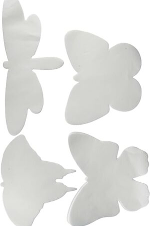 The Roylco Inc. R-2445 Color Diffusing Butterflies White, 7 IN X 11 IN ,count of 48