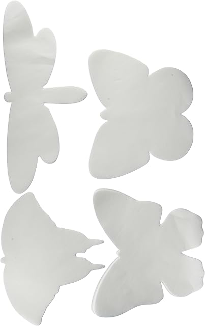 The Roylco Inc. R-2445 Color Diffusing Butterflies White, 7 IN X 11 IN ,count of 48