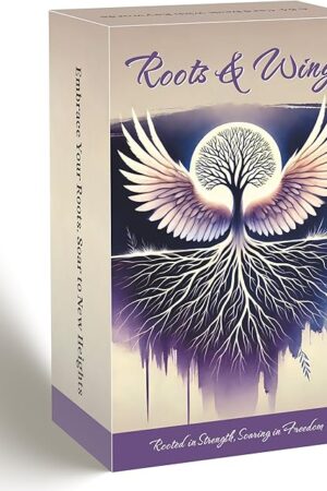 The Root and Wings Oracle Deck, Oracle Cards for Beginners, 54 Cards Spiritual Self-Discovery Deck for Inner Growth, Healing, Clarity, and Intuition, Mindfulness & Soul Guidance Oracle Cards