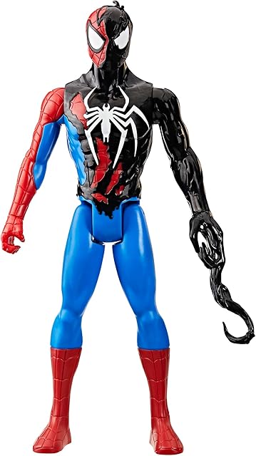 The Spider-Man Marvel VenomVersus Titan Hero Series Action Figure, 12-Inch (30 cm) Super Hero Action Figures & Toys for Kids Ages 4+