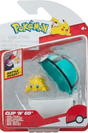 The Pokémon PKW3632 - Clip'n'Go Poké Ball - Cotton Cord & Netball, Official Pokéball with 5 cm Figure