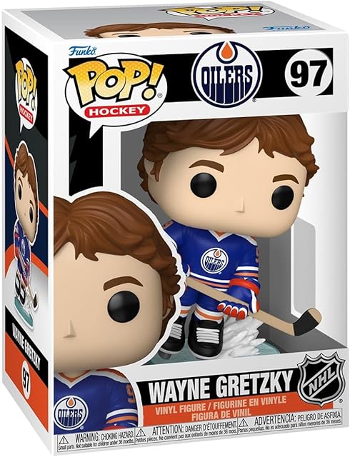 The Funko Pop! NHL: Legends - Wayne Gretzky - Rookie - Collectable Vinyl Figure - Gift Idea - Official Merchandise - Toys for Kids & Adults - Sports Fans - Model Figure for Collectors and Display