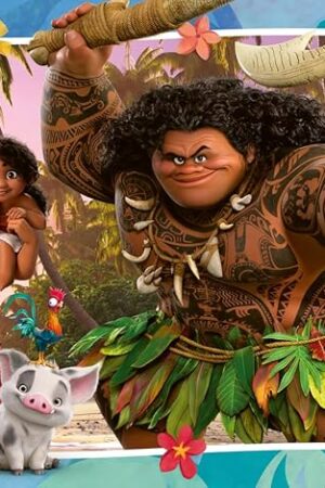 The Ravensburger Disney Moana 2 Jigsaw Puzzle | 100 XXL Pieces for Kids | Unique Piece Design | Enhances Creativity | Fun and Educational